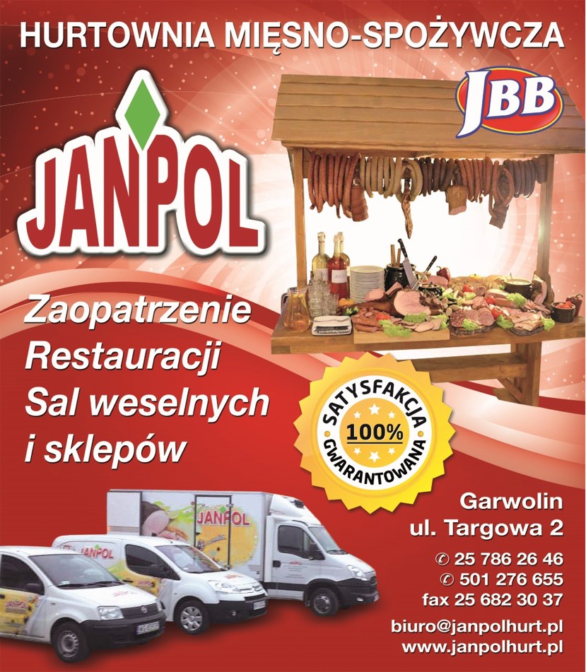 Hurtownia mięsno-spożywcza JANPOL P.U.H. - lodówki do wynajęcia GARWOLIN lodówki do wynajęcia GARWOLIN